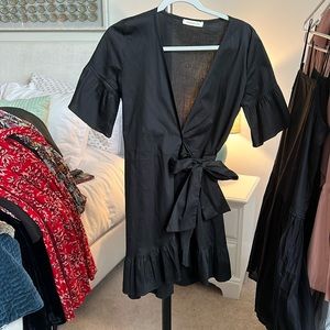Black Wrap Dress